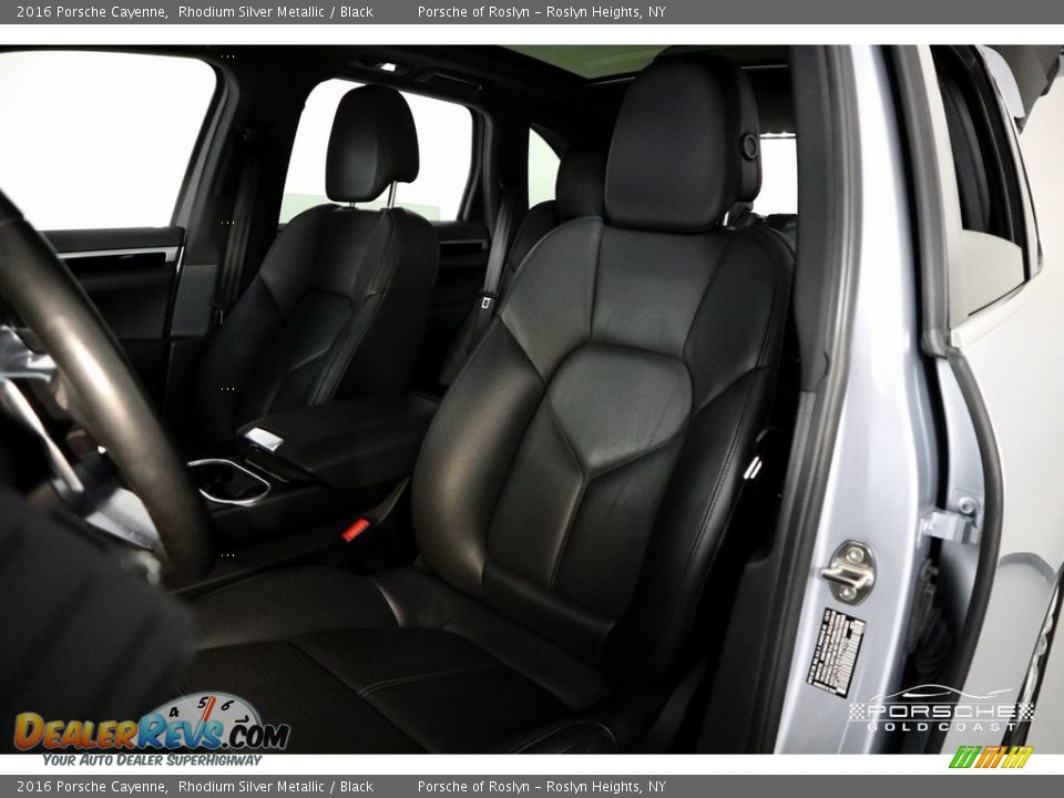 2016 Porsche Cayenne Rhodium Silver Metallic / Black Photo #14