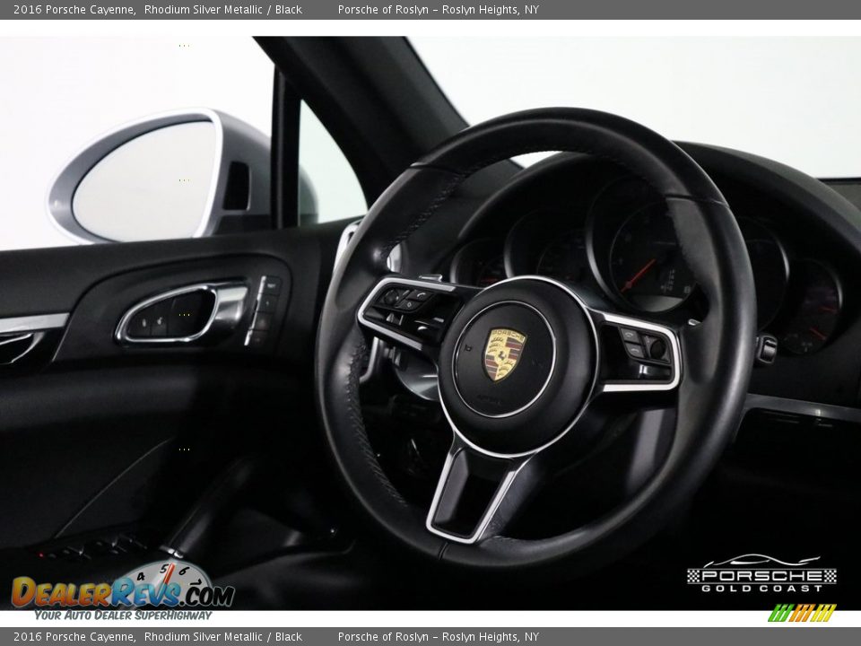 2016 Porsche Cayenne Rhodium Silver Metallic / Black Photo #15