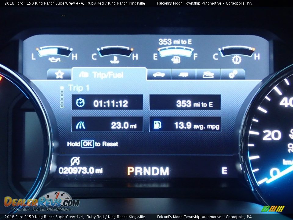 2018 Ford F150 King Ranch SuperCrew 4x4 Ruby Red / King Ranch Kingsville Photo #24
