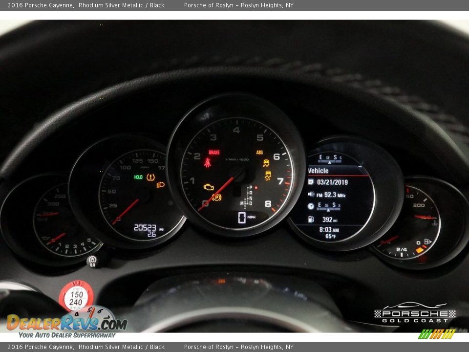 2016 Porsche Cayenne Rhodium Silver Metallic / Black Photo #18
