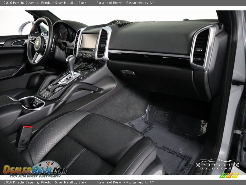 2016 Porsche Cayenne Rhodium Silver Metallic / Black Photo #23