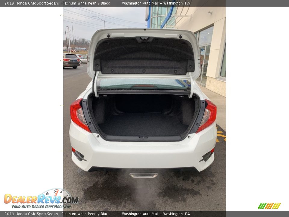 2019 Honda Civic Sport Sedan Platinum White Pearl / Black Photo #20