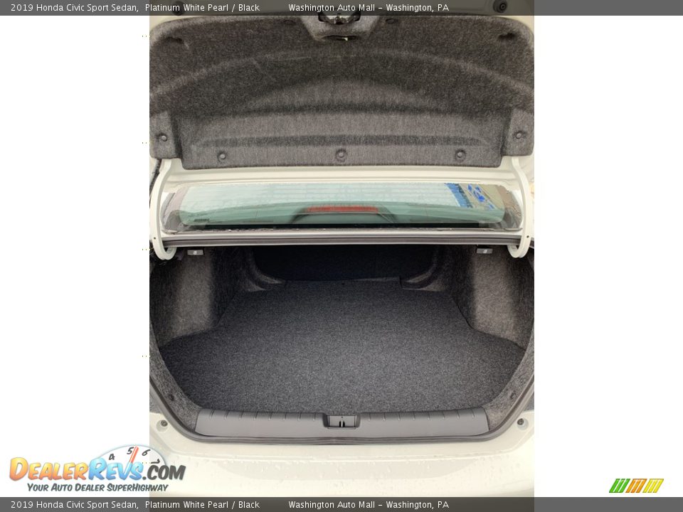 2019 Honda Civic Sport Sedan Platinum White Pearl / Black Photo #21