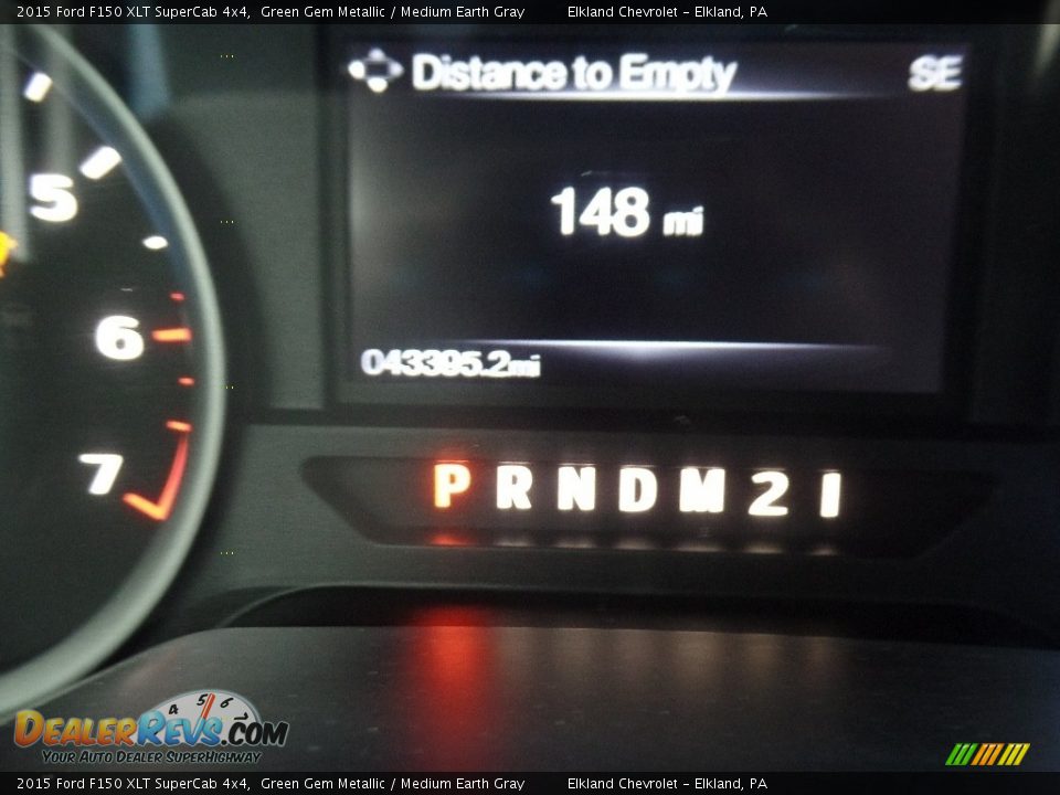 2015 Ford F150 XLT SuperCab 4x4 Green Gem Metallic / Medium Earth Gray Photo #26