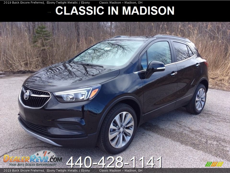 2019 Buick Encore Preferred Ebony Twilight Metallic / Ebony Photo #1