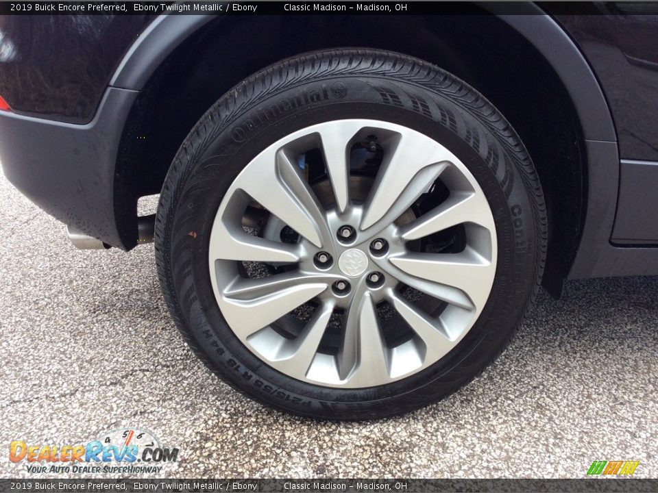 2019 Buick Encore Preferred Ebony Twilight Metallic / Ebony Photo #7