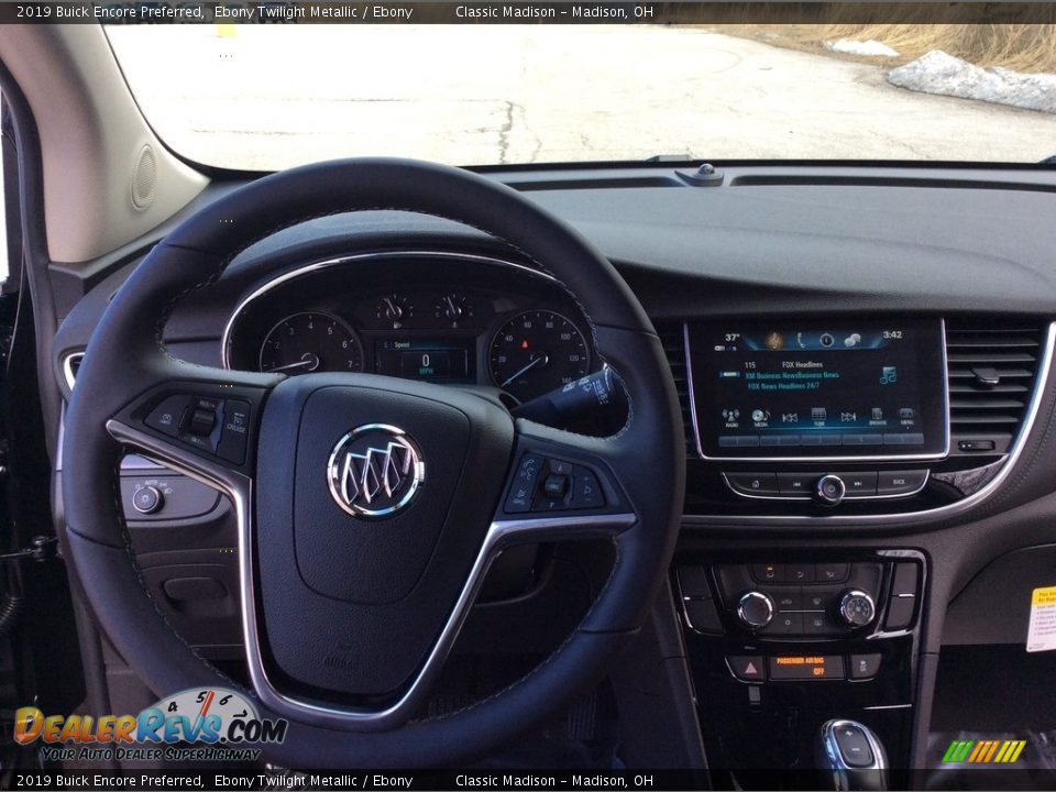 2019 Buick Encore Preferred Ebony Twilight Metallic / Ebony Photo #12