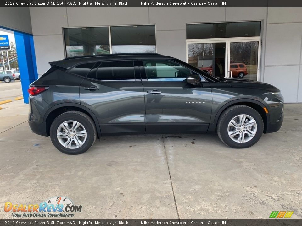 2019 Chevrolet Blazer 3.6L Cloth AWD Nightfall Metallic / Jet Black Photo #4