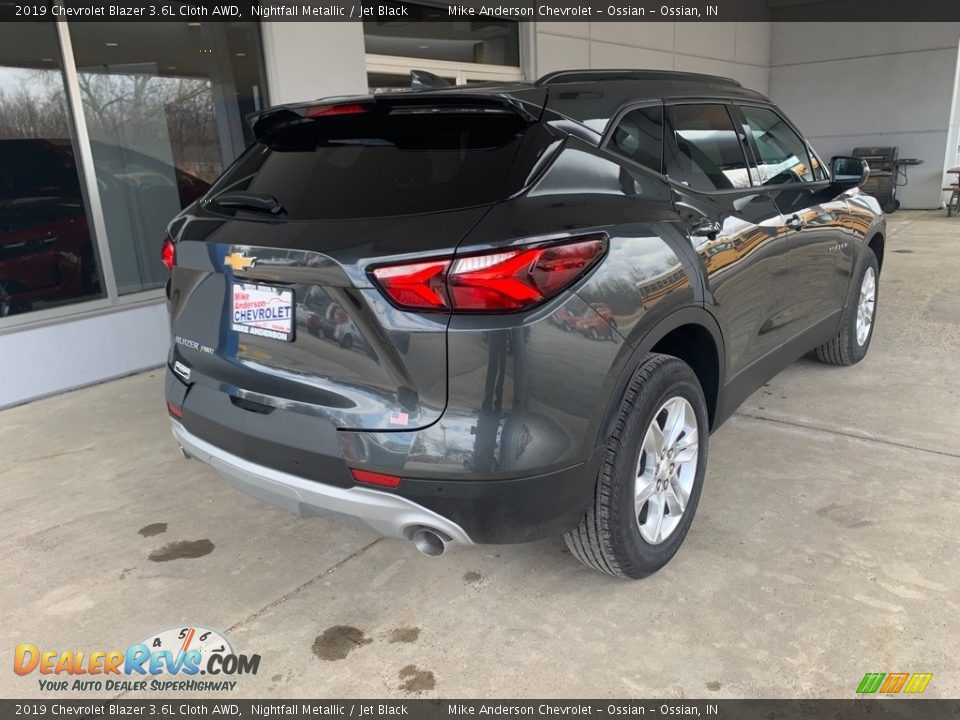 2019 Chevrolet Blazer 3.6L Cloth AWD Nightfall Metallic / Jet Black Photo #5