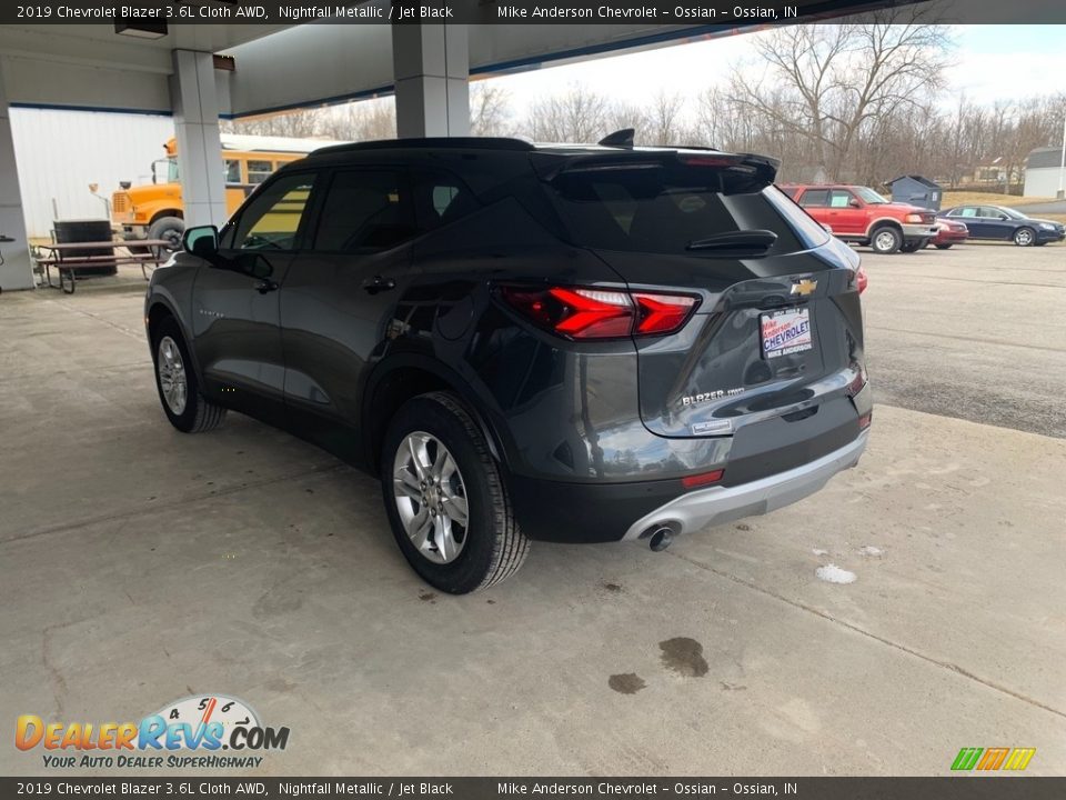 2019 Chevrolet Blazer 3.6L Cloth AWD Nightfall Metallic / Jet Black Photo #6