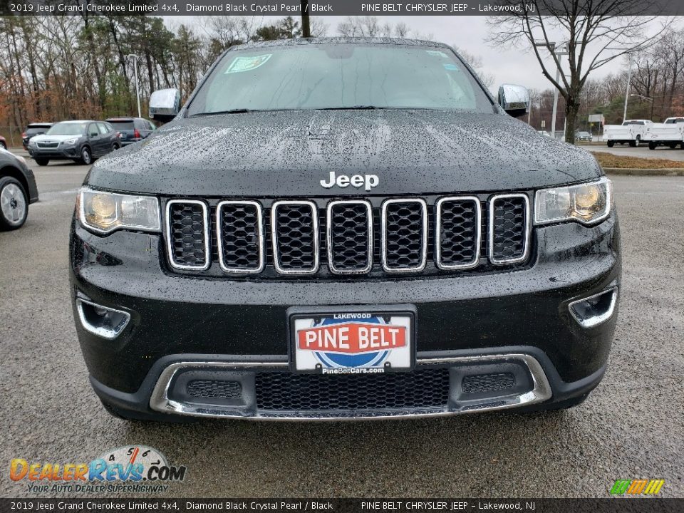2019 Jeep Grand Cherokee Limited 4x4 Diamond Black Crystal Pearl / Black Photo #2