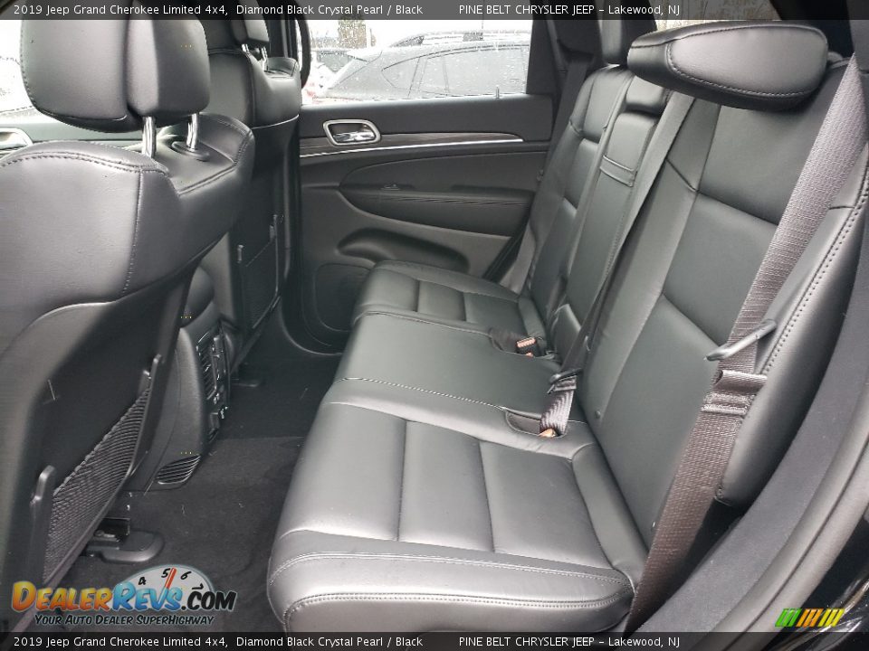 2019 Jeep Grand Cherokee Limited 4x4 Diamond Black Crystal Pearl / Black Photo #6
