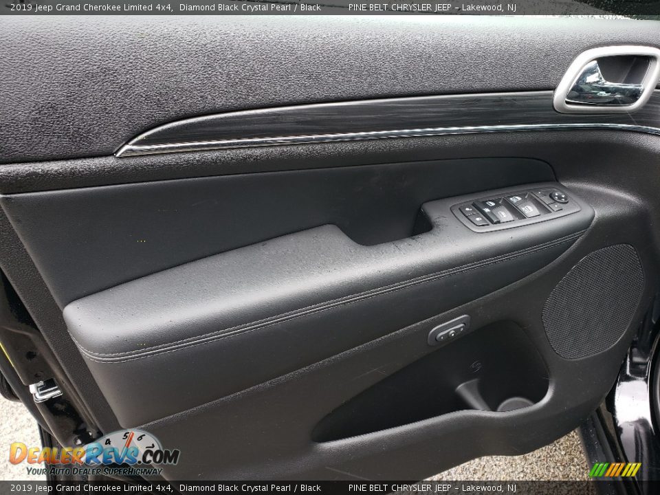 2019 Jeep Grand Cherokee Limited 4x4 Diamond Black Crystal Pearl / Black Photo #8