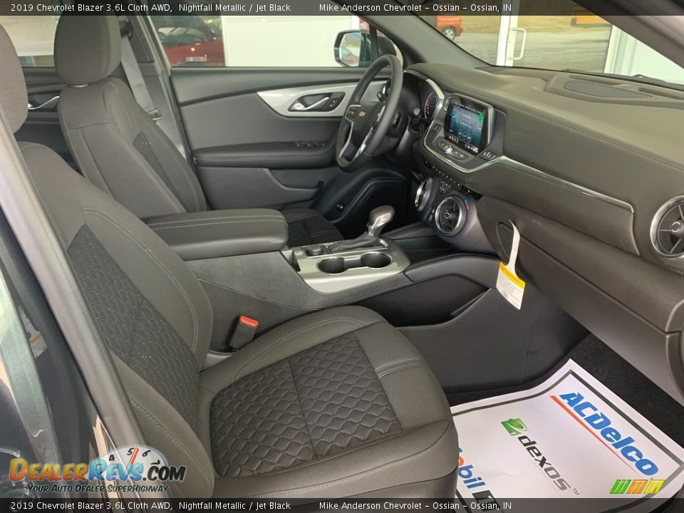 2019 Chevrolet Blazer 3.6L Cloth AWD Nightfall Metallic / Jet Black Photo #17