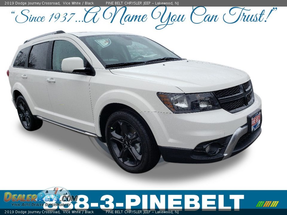 2019 Dodge Journey Crossroad Vice White / Black Photo #1