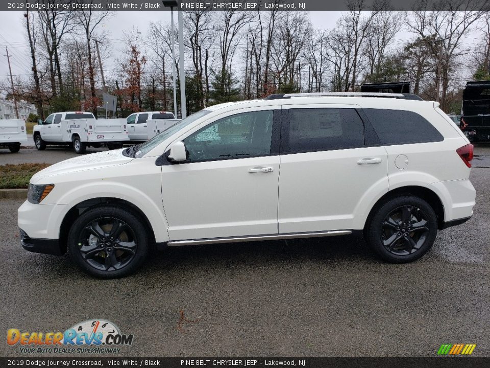 2019 Dodge Journey Crossroad Vice White / Black Photo #3