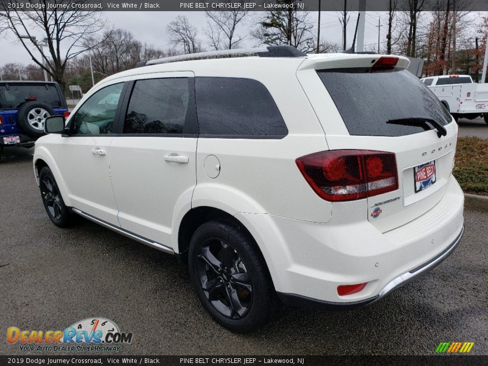 2019 Dodge Journey Crossroad Vice White / Black Photo #4