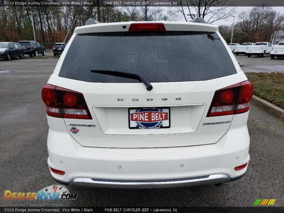 2019 Dodge Journey Crossroad Vice White / Black Photo #5