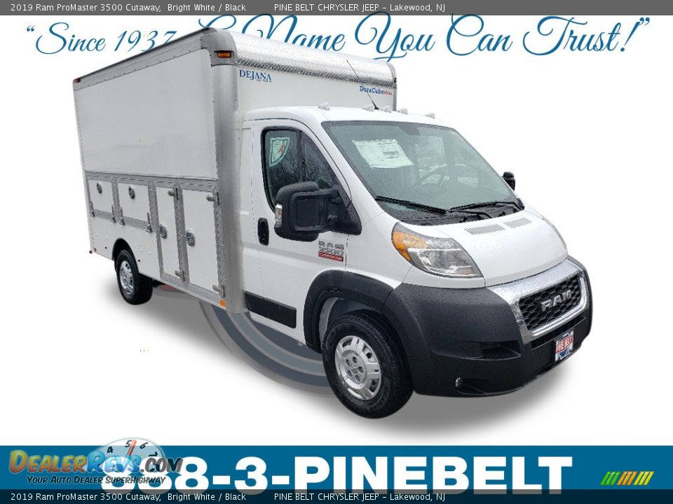 2019 Ram ProMaster 3500 Cutaway Bright White / Black Photo #1