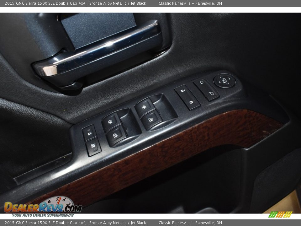 2015 GMC Sierra 1500 SLE Double Cab 4x4 Bronze Alloy Metallic / Jet Black Photo #10