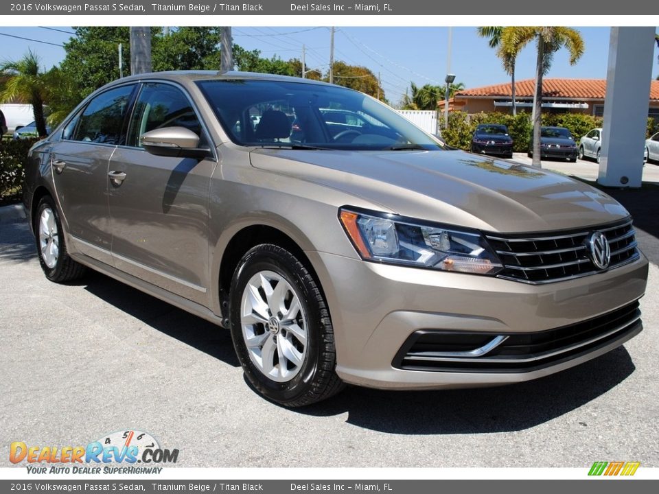 2016 Volkswagen Passat S Sedan Titanium Beige / Titan Black Photo #2
