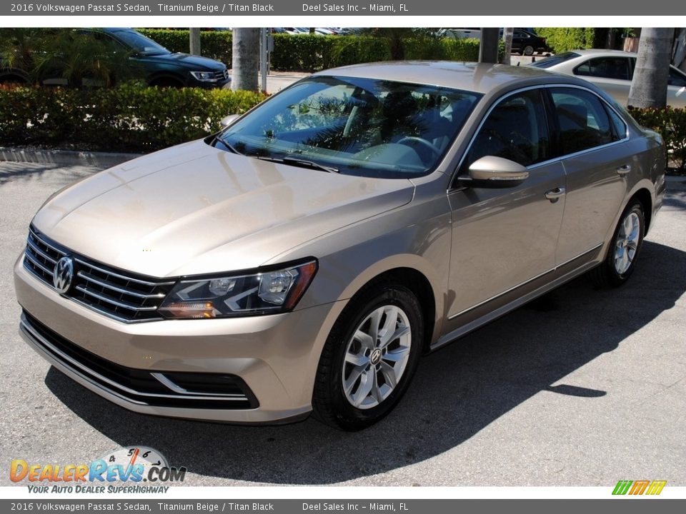 2016 Volkswagen Passat S Sedan Titanium Beige / Titan Black Photo #4