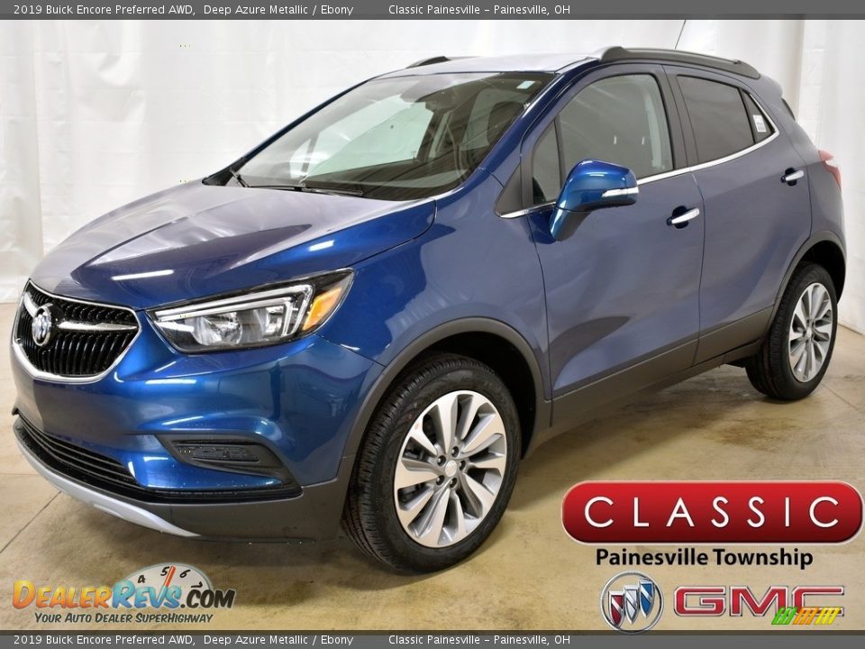 2019 Buick Encore Preferred AWD Deep Azure Metallic / Ebony Photo #1