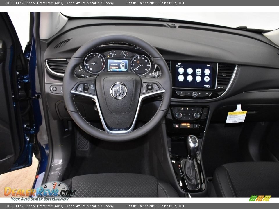 2019 Buick Encore Preferred AWD Deep Azure Metallic / Ebony Photo #8