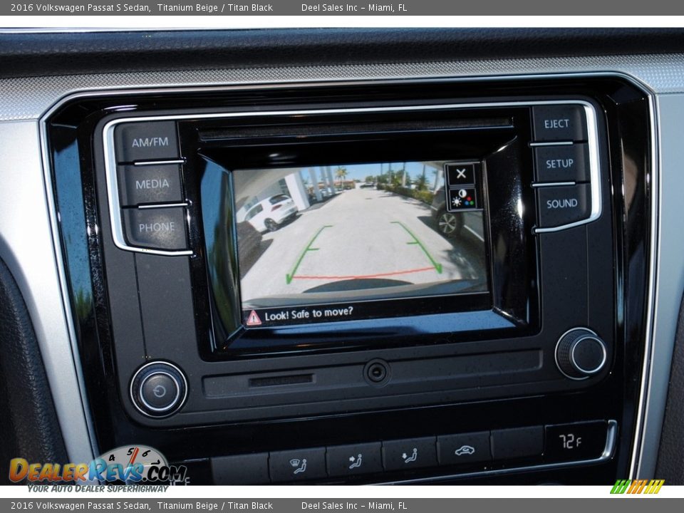 2016 Volkswagen Passat S Sedan Titanium Beige / Titan Black Photo #15