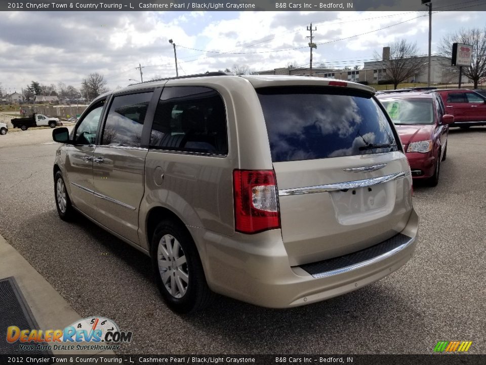 2012 Chrysler Town & Country Touring - L Cashmere Pearl / Black/Light Graystone Photo #5
