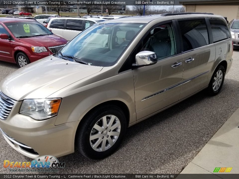 2012 Chrysler Town & Country Touring - L Cashmere Pearl / Black/Light Graystone Photo #6