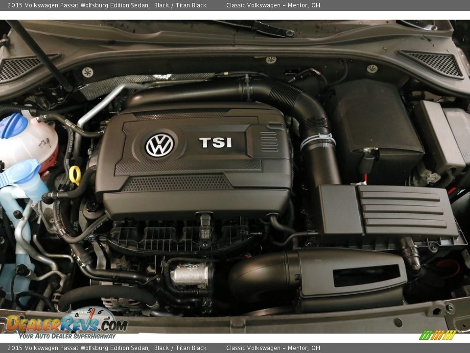 2015 Volkswagen Passat Wolfsburg Edition Sedan Black / Titan Black Photo #17