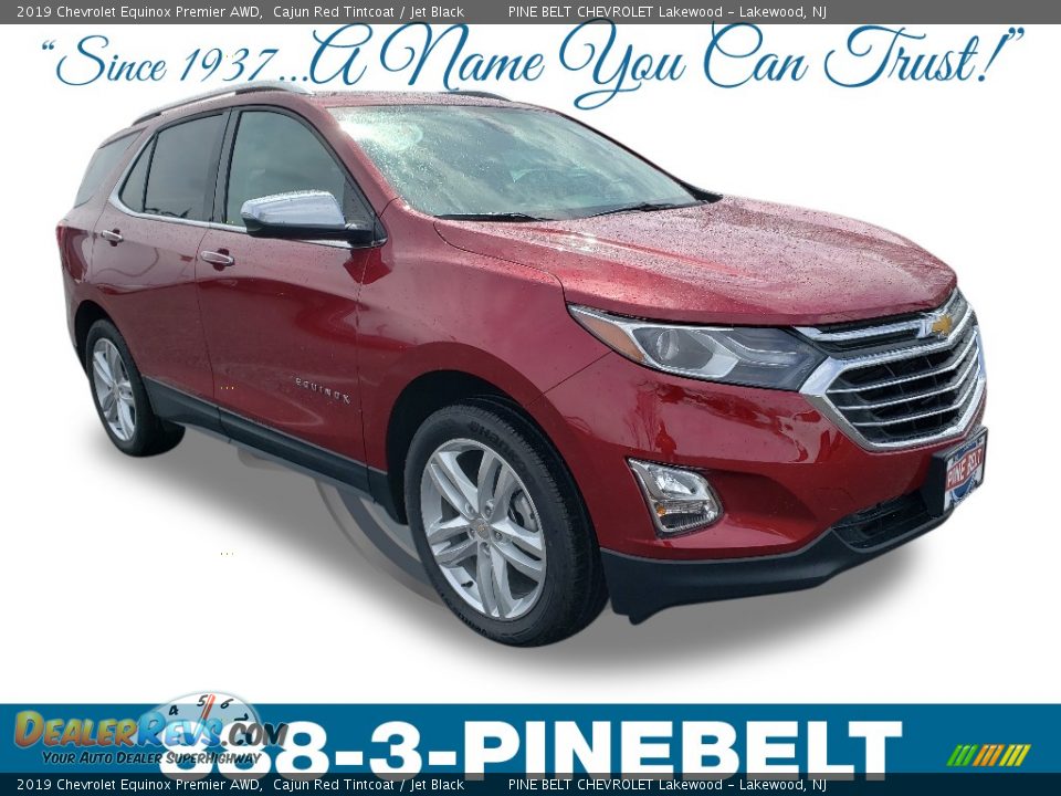 2019 Chevrolet Equinox Premier AWD Cajun Red Tintcoat / Jet Black Photo #1