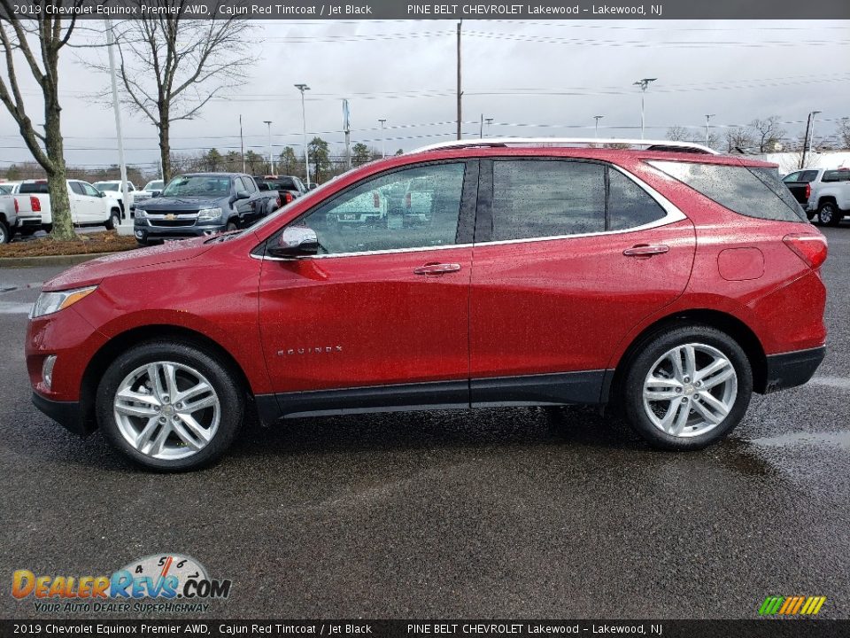 2019 Chevrolet Equinox Premier AWD Cajun Red Tintcoat / Jet Black Photo #3