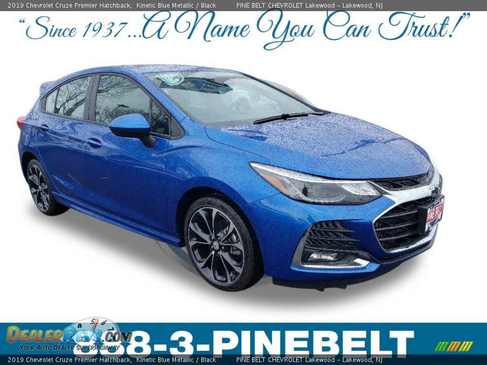 2019 Chevrolet Cruze Premier Hatchback Kinetic Blue Metallic / Black Photo #1