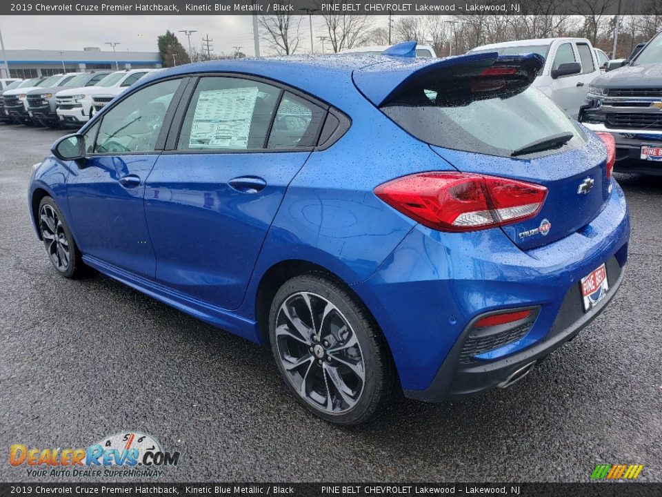 2019 Chevrolet Cruze Premier Hatchback Kinetic Blue Metallic / Black Photo #4