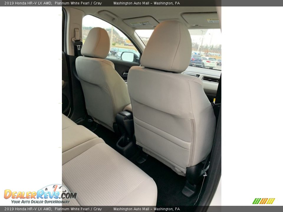 2019 Honda HR-V LX AWD Platinum White Pearl / Gray Photo #25