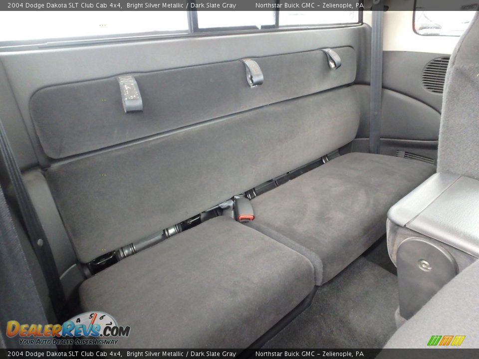 2004 Dodge Dakota SLT Club Cab 4x4 Bright Silver Metallic / Dark Slate Gray Photo #9