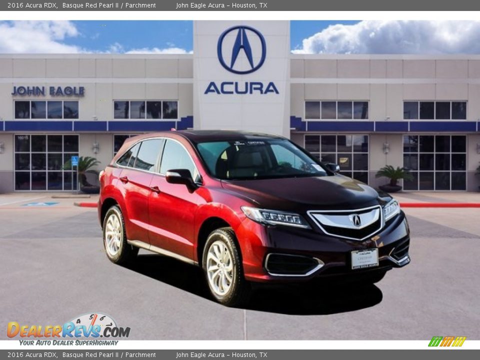 2016 Acura RDX Basque Red Pearl II / Parchment Photo #1
