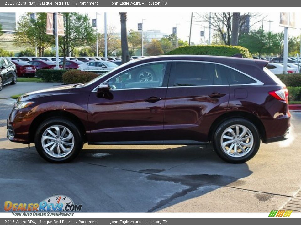 2016 Acura RDX Basque Red Pearl II / Parchment Photo #4