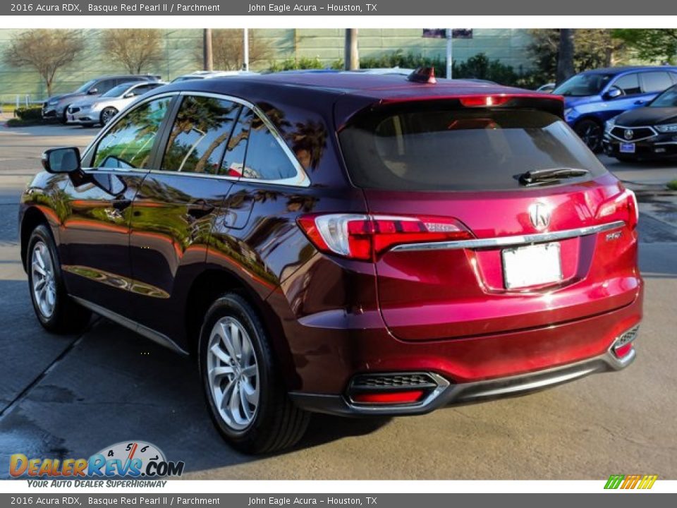 2016 Acura RDX Basque Red Pearl II / Parchment Photo #5