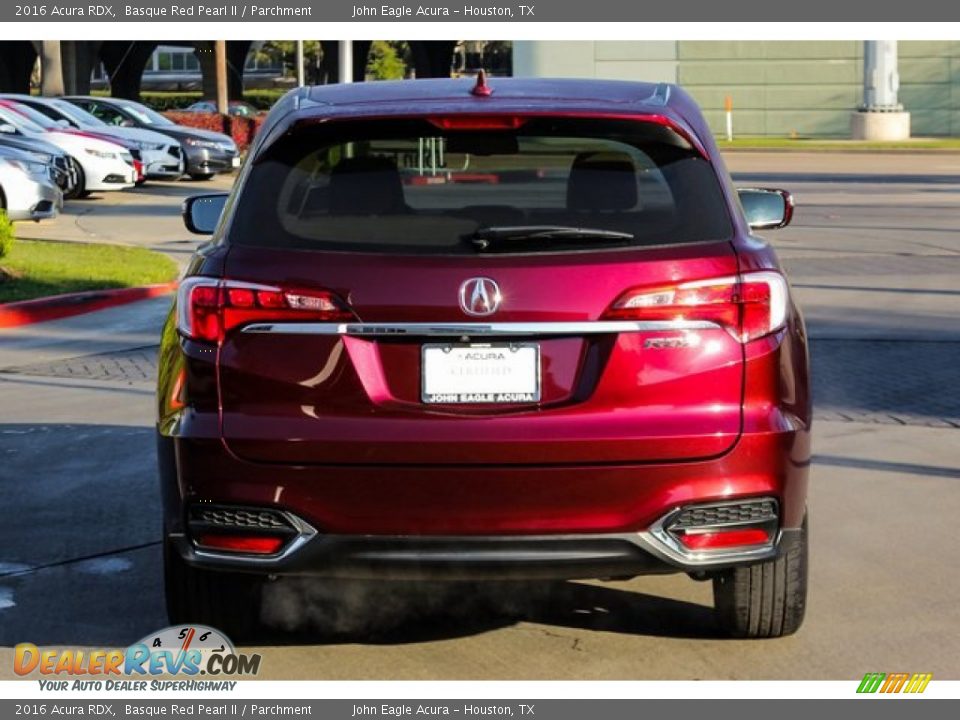 2016 Acura RDX Basque Red Pearl II / Parchment Photo #6