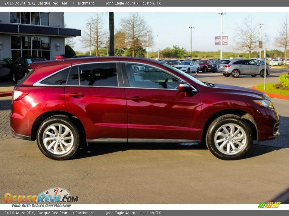 2016 Acura RDX Basque Red Pearl II / Parchment Photo #8