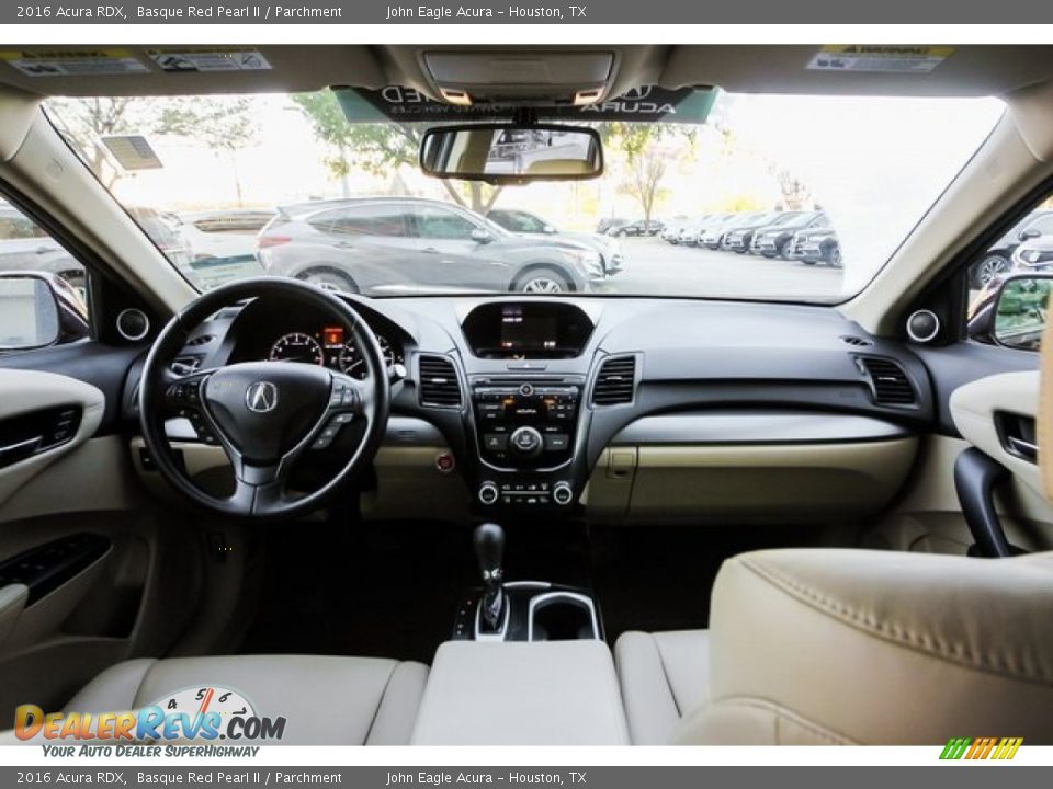 2016 Acura RDX Basque Red Pearl II / Parchment Photo #9