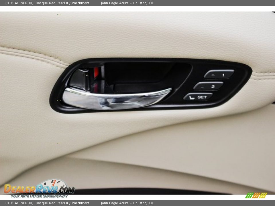 2016 Acura RDX Basque Red Pearl II / Parchment Photo #16
