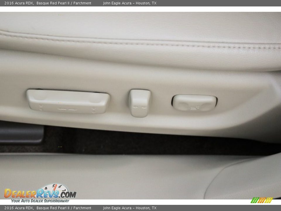 2016 Acura RDX Basque Red Pearl II / Parchment Photo #17