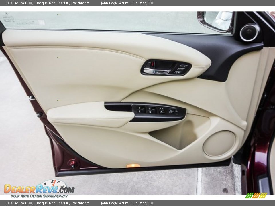 2016 Acura RDX Basque Red Pearl II / Parchment Photo #19