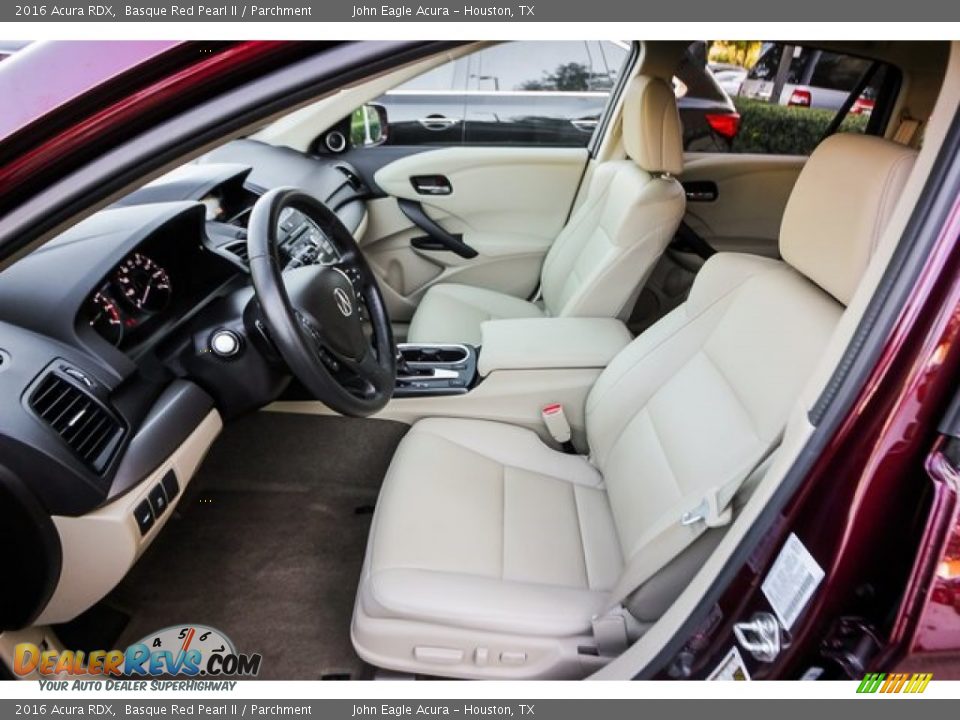2016 Acura RDX Basque Red Pearl II / Parchment Photo #20