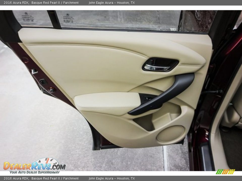 2016 Acura RDX Basque Red Pearl II / Parchment Photo #21