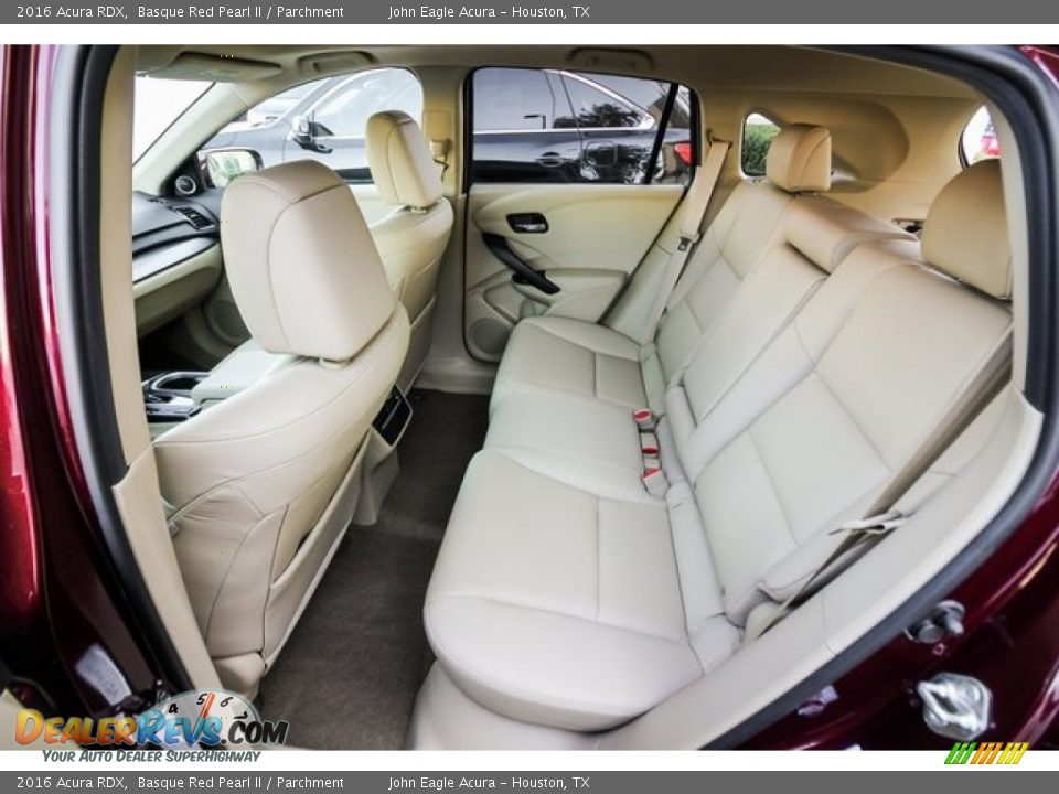 2016 Acura RDX Basque Red Pearl II / Parchment Photo #22